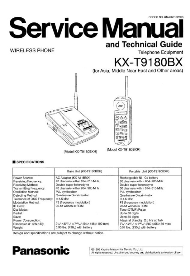 KX-T9180BX
